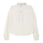 LIU JO camicia tinta unita con cravatta Panna per Bambina GF4065TS868 PANNA LIU JO 