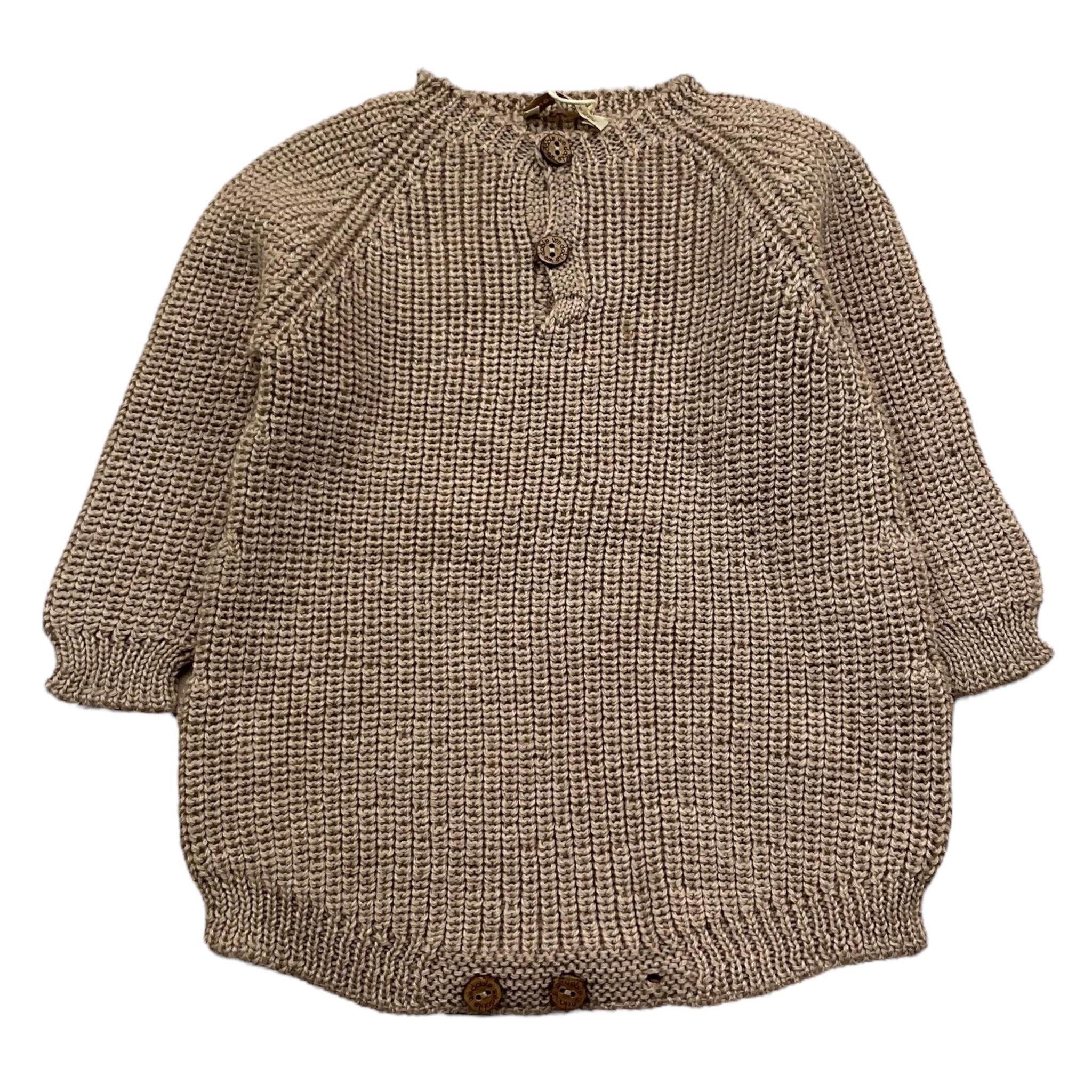 WEDOBLE pagliaccetto manica lunga tinta unita Fango per Neonato I2402305B FANGO WEDOBLE 