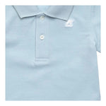 K-Way Polo Mezza Manica Tinta Unita per Neonato K71374WXX AZZURRO K-WAY 