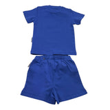Bikkembergs Completo 2 Pezzi Tinta Unita T-Shirt-Bermuda per Neonato BK3416 BLU BiKKEMBERGS 