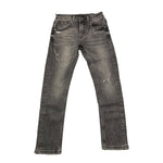 DANIELE ALESSANDRINI jeans tinta unita con girovita regolabile Grigio per Bambino 31PD00053J GRIGIO DANIELE ALESSANDRINI 