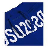 Dsquared2 Bermuda Shorts In Solid Color With Elastic Waistband Blue For Newborn