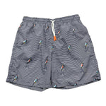 Suns  Costume Modello Bermuda Tinta Unita con Stampa per Bambino BXS5103UU BLU SUNS 