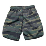 Shoe Costume Bermuda Solid Color With Green Pattern For Boys