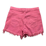 Marc Ellis Solid Color Shorts With Adjustable Waistband Pink For Girls