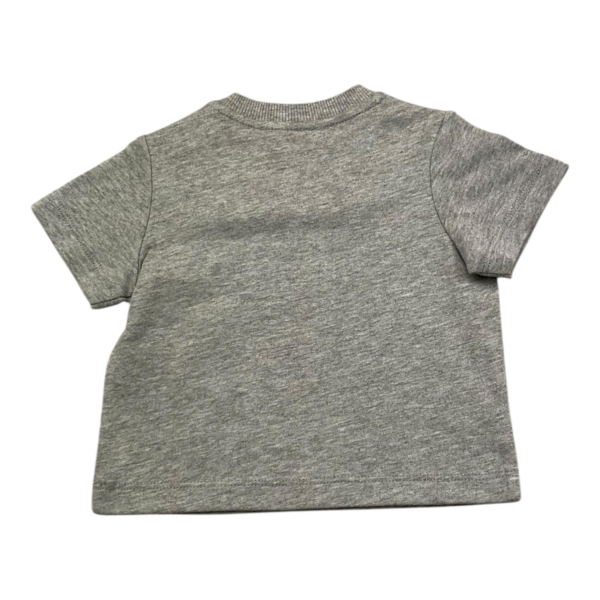 MOSCHINO t-shirt girocollo tinta unita con stampa Grigio per Neonato MRM047 GRIGIO MOSCHINO 