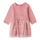 MINI BANDA abito manica lunga con gonna tulle Rosa per Neonata 3A753X ROSA MINI BANDA 