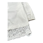 Ermanno Scervino Camicia Manica Lunga Tinta Unita con Ricami per Bambina SFCA029 BIANCO ERMANNO SCERVINO 