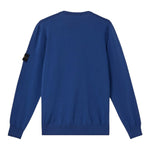 STONE ISLAND maglia tinta unita girocollo con logo Blu per Bambino 8116502Z1 BLU STONE ISLAND 