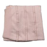 Wedoble Coperta Tinta Unita con Ricami per Neonata V2401306A ROSA WEDOBLE 