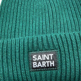 SAINT BARTH cappello tinta unita con stampa Verde per Bambino BRR0001 VERDE SAINT BARTH 