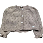 Le Bebe Coprispalle Tinta Unita con Traforato per Neonata LBG6269 BEIGE LE BEBE 
