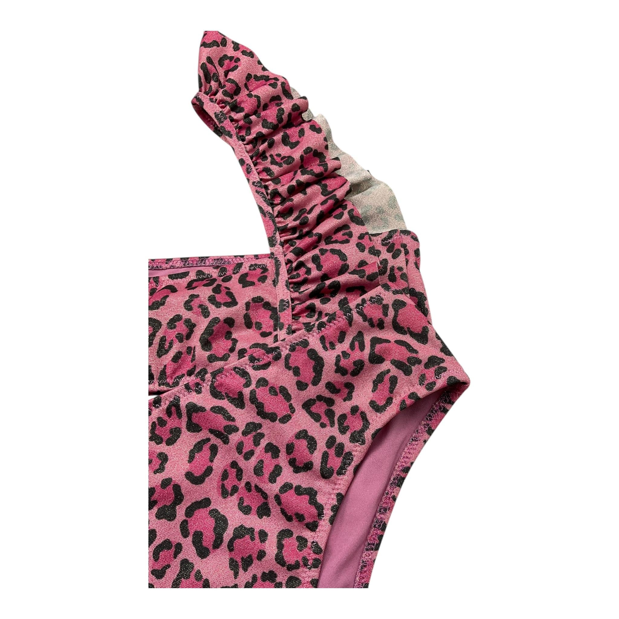 Island Coco Costume 2 Pezzi Fantasia Maculata per Bambina ICJ840J FUXIA ISLAND COCO 