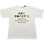 Roy Roger'S T-Shirt Girocollo Tinta Unita con Stampa per Bambino RB135 BIANCO ROY ROGER'S 