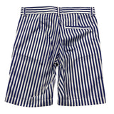 Little Bear Bermuda Tinta Unita con Fantasia A Righe per Bambino 82100 BIANCO LITTLE BEAR 