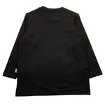 DANIELE ALESSANDRINI shirt girocollo tinta unita con logo Nero per Bambino 1231M00012 NERO DANIELE ALESSANDRINI 