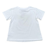 Fun & Fun T-Shirt Tinta Unita Girocollo con Applicazione per Bambina FNCBTS16440 BIANCO FUN & FUN 