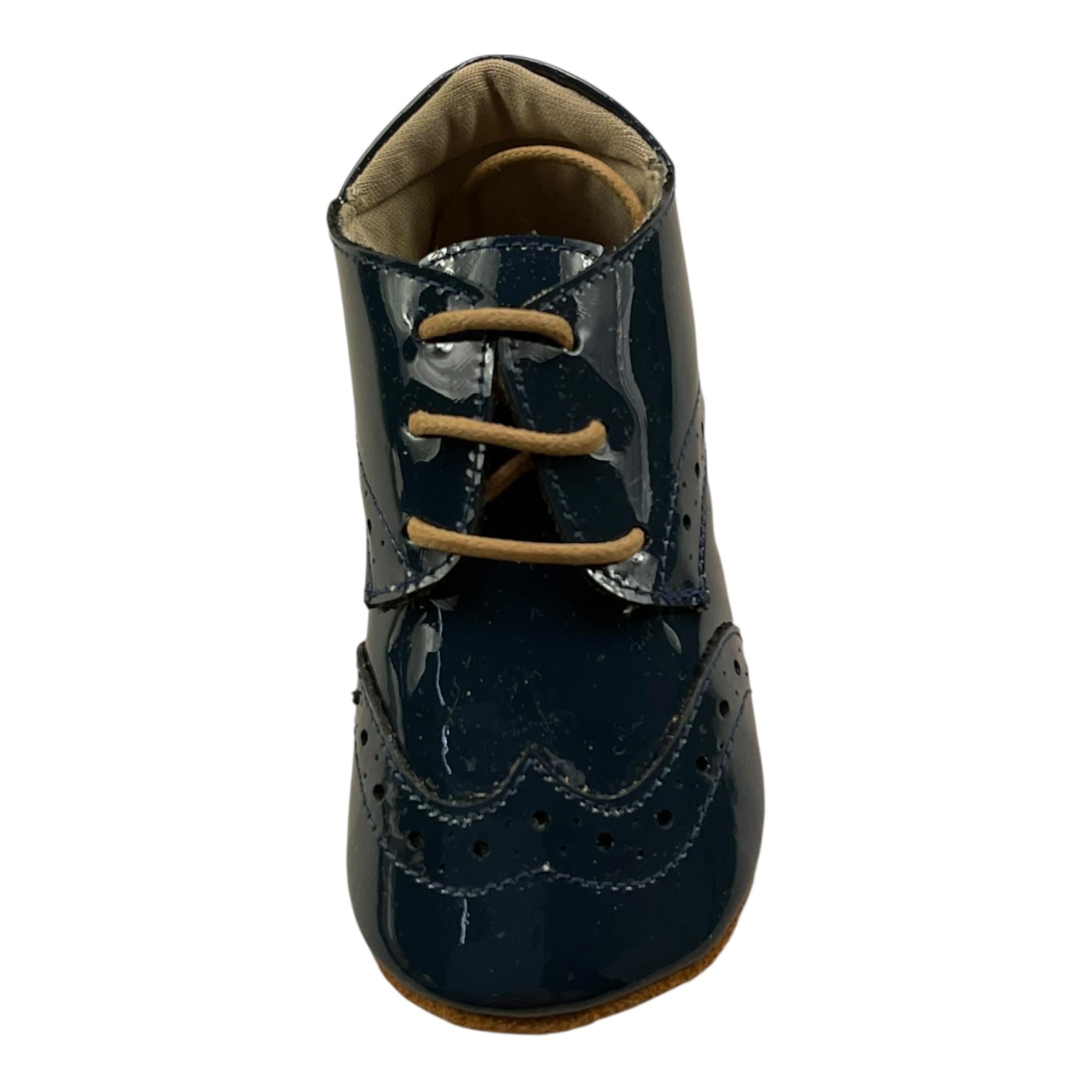 BABY WALKER scarpina tinta unita lucida Blu per Neonato 1089 BLU BABY WALKER 