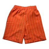 Daniele Alessandrini Bermuda Solid Color With Orange Striped Pattern For Newborn