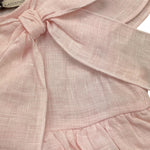 J.O. Milano Camicia Tinta Unita Mezza Manica con Fiocco per Neonata 176D2 ROSA J.O. MILANO 