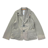 Distrett Solid Color Jacket With Sand Buttons For Boys