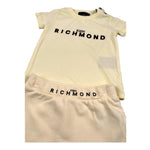 John Richmond Completo 2 Pezzi T-Shirt-Gonna Tinta Unita per Neonato RIP26043CJ GIALLO JOHN RICHMOND 