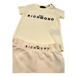 John Richmond Completo 2 Pezzi T-Shirt-Gonna Tinta Unita per Neonato RIP26043CJ GIALLO JOHN RICHMOND 