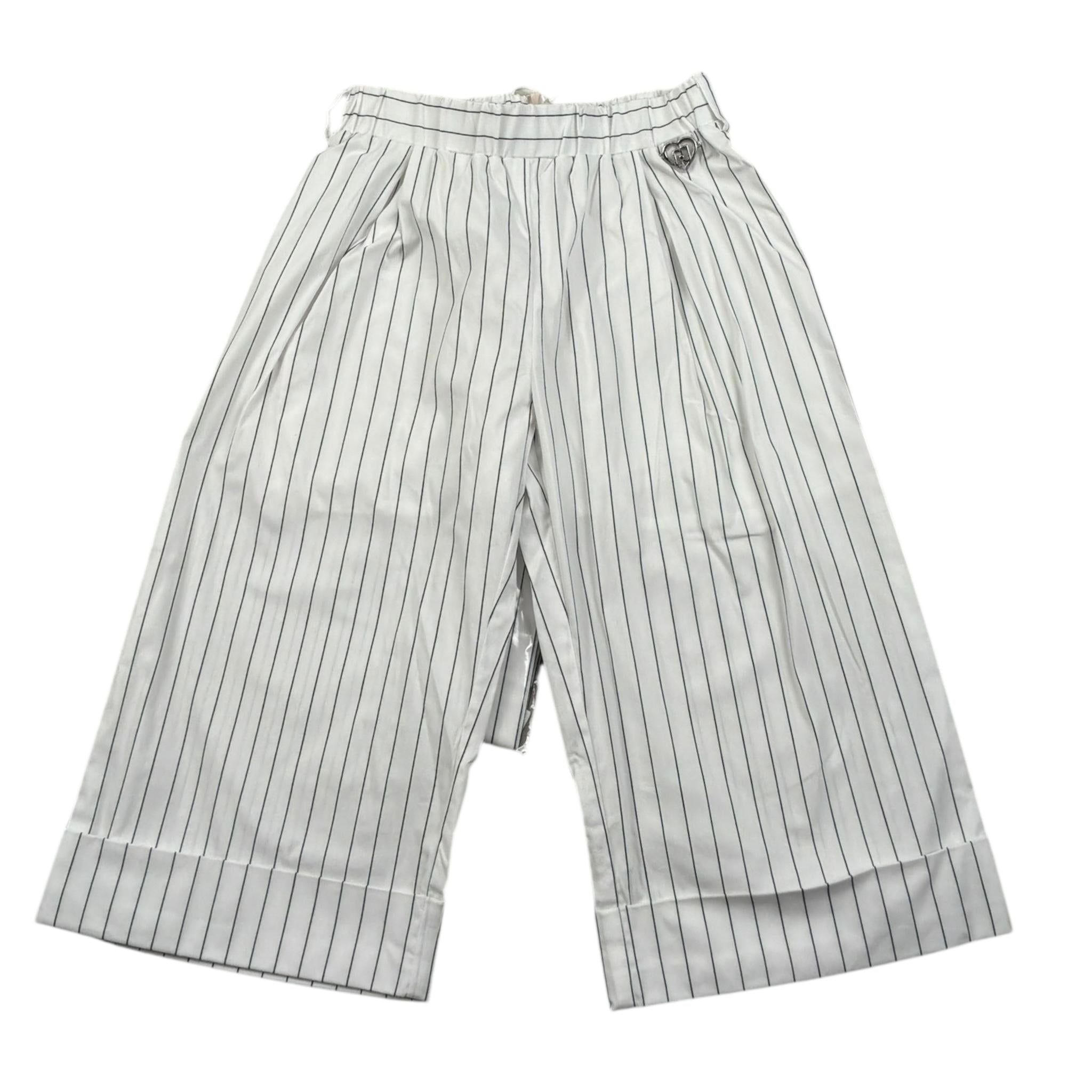Liu Jo Pantalone Modello Palazzo per Bambina KA5057 BIANCO LIU JO 