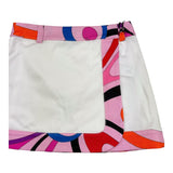 Emilio Pucci Plain Skirt With Contrast Trim White For Girls