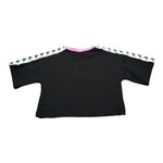 Kappa T-Shirt Girocollo tinta unita con Stampa Nero per Bambina 3746M0022 NERO KAPPA 