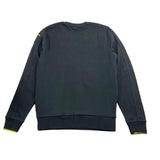 Blauer Crewneck Sweatshirt Solid Color With Black Logo Print For Boys