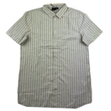 Emporio Armani Shirt Half Sleeve Solid Color Striped Pattern Beige For Boys