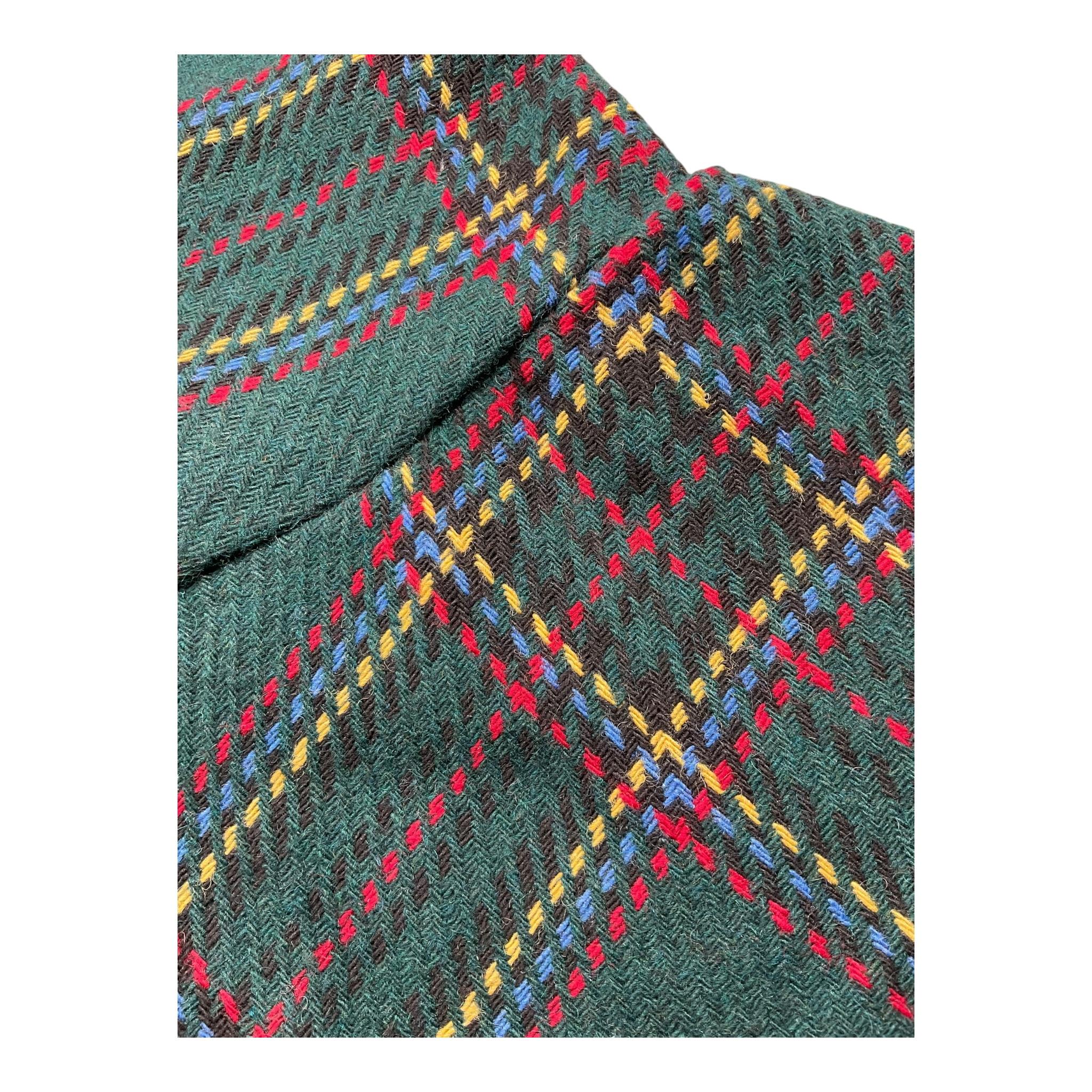 ABEL & LULA abito tinta unita con finta camicia e fantasia Verde per Bambina 5511X VERDE ABEL & LULA 