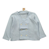 Dolcimonelli Cardigan tinta unita con Bottoni Azzurro per Neonato 431801116 AZZURRO DOLCIMONELLI 