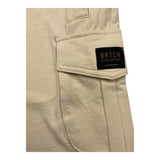 Datch Bermuda Solid Color Tracksuit With Elastic Waist Sand For Boys