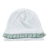 Babyvip Cappello Tinta Unita con Rouches per Neonata T1336 BIANCO BABYVIP 