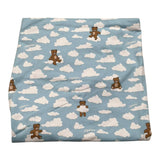 Moschino Coperta Tinta Unita con Stampa per Neonata MRB00F AZZURRO MOSCHINO 