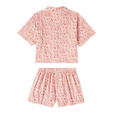 Il Gufo Completo 2 Pezzi Camicia-Short per Bambina P25DP489C4139 BIANCO/ROSA IL GUFO 