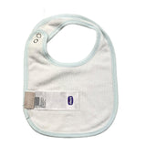 Chicco Plain Bib With Contrasting Print White For Newborn