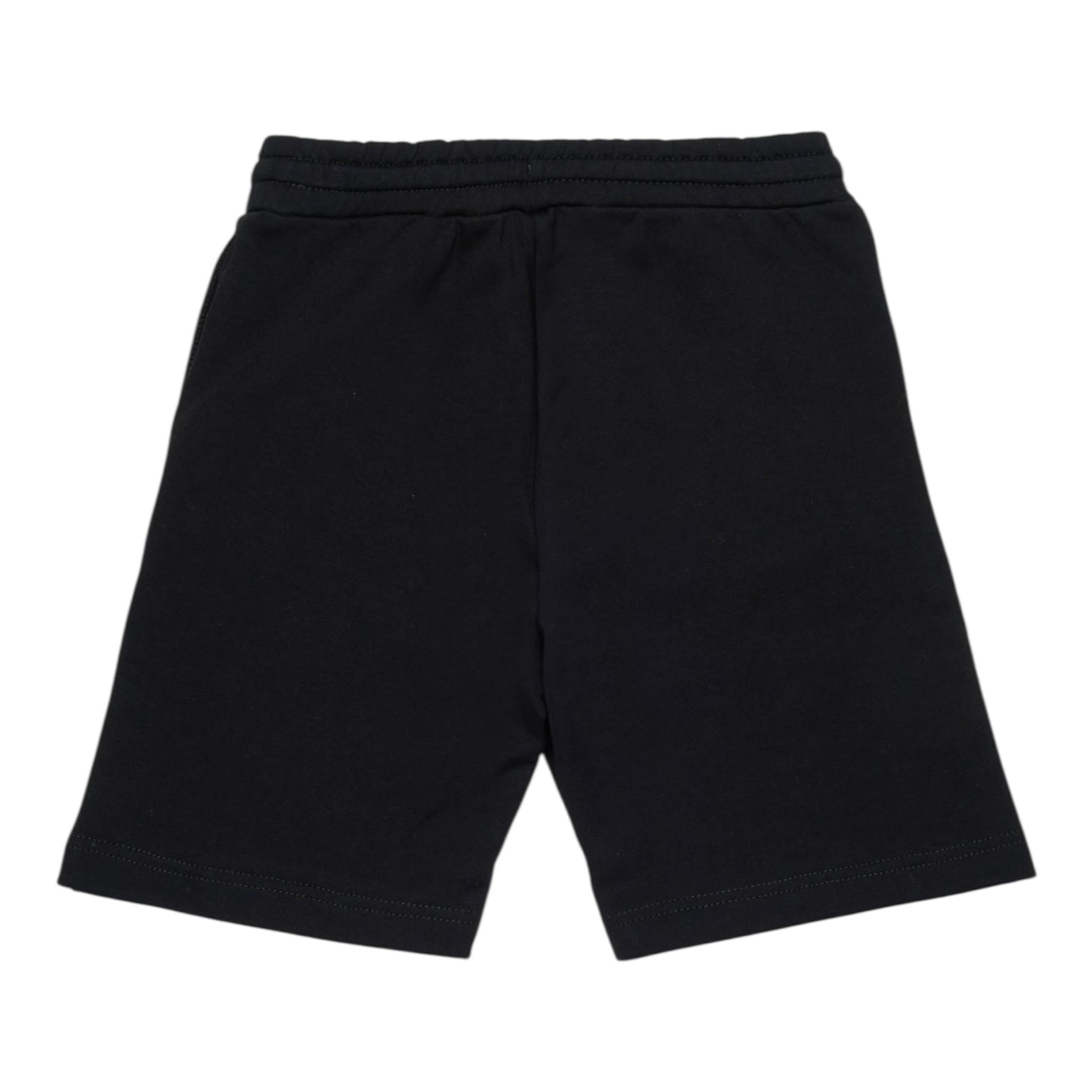 Diesel Bermuda Tinta Unita In Felpa per Bambino J02236 NERO DIESEL 