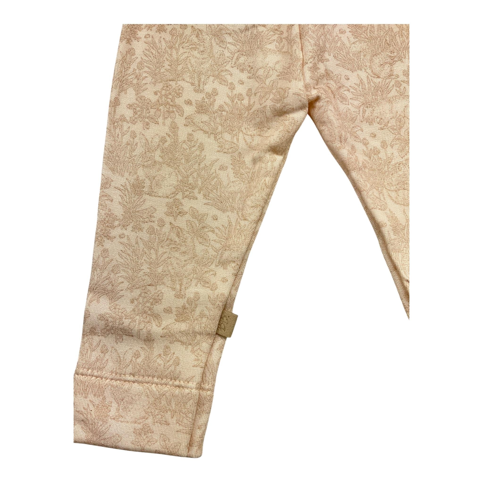 BAMBOOM+BABIES leggins tinta unita con stampa in contrasto Rosa per Neonata 247A ROSA BAMBOOM+BABIES 