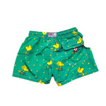 Saint Barth Costume Tinta Unita con Stampa per Bambino WOODSTOCK VERDE SAINT BARTH 