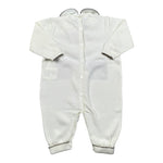 Le Coconne Tutina Tinta Unita con Colletto per Neonato LCN1495 PANNA LE COCONNE 