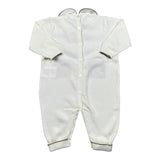 Le Coconne Tutina Tinta Unita con Colletto per Neonato LCN1495 PANNA LE COCONNE 