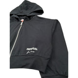 Imperial Felpa con Zip E Cappuccio Tinta Unita per Bambina LK08042G75 NERO IMPERIAL 