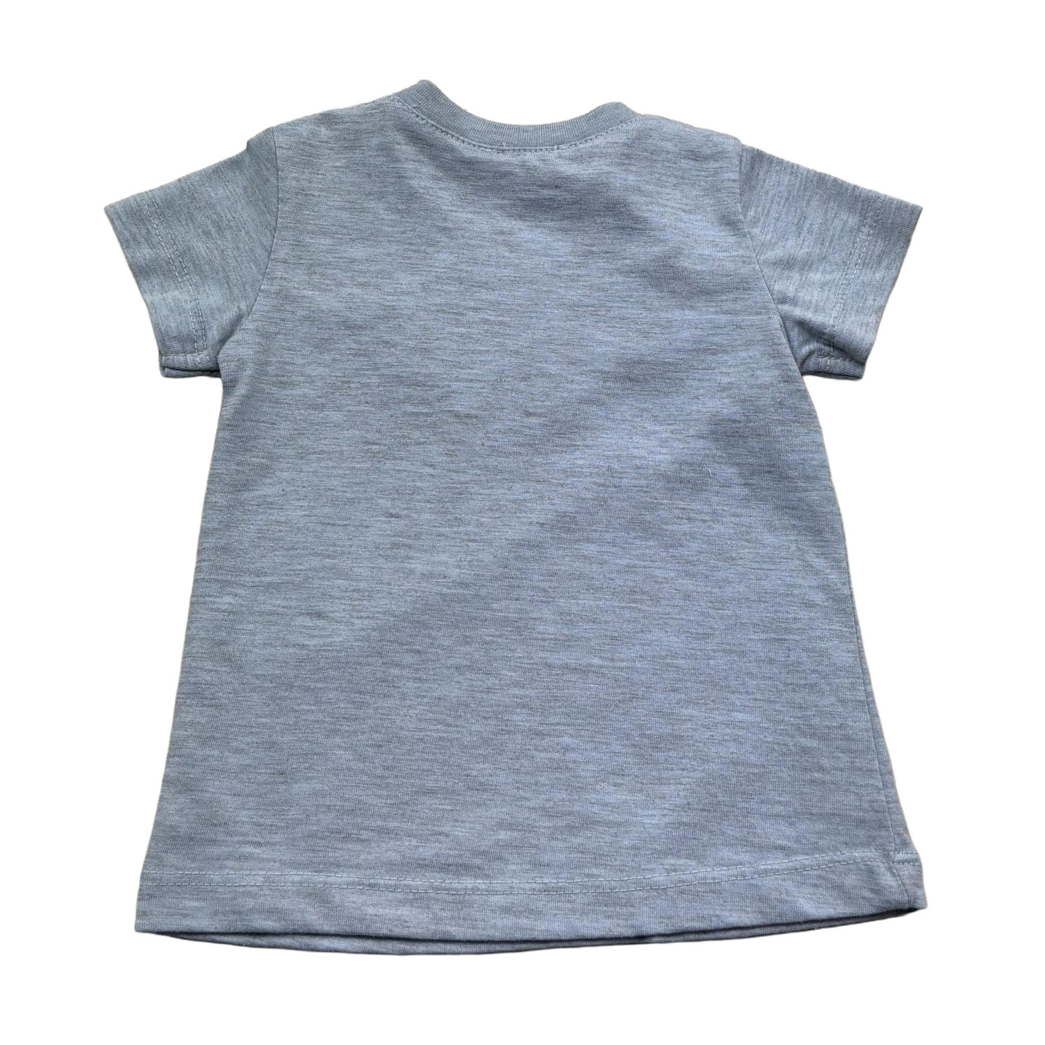 Trussardi T-Shirt Girocollo Tinta Unita con Logo per Neonato TIP26112TS AZZURRO TRUSSARDI 