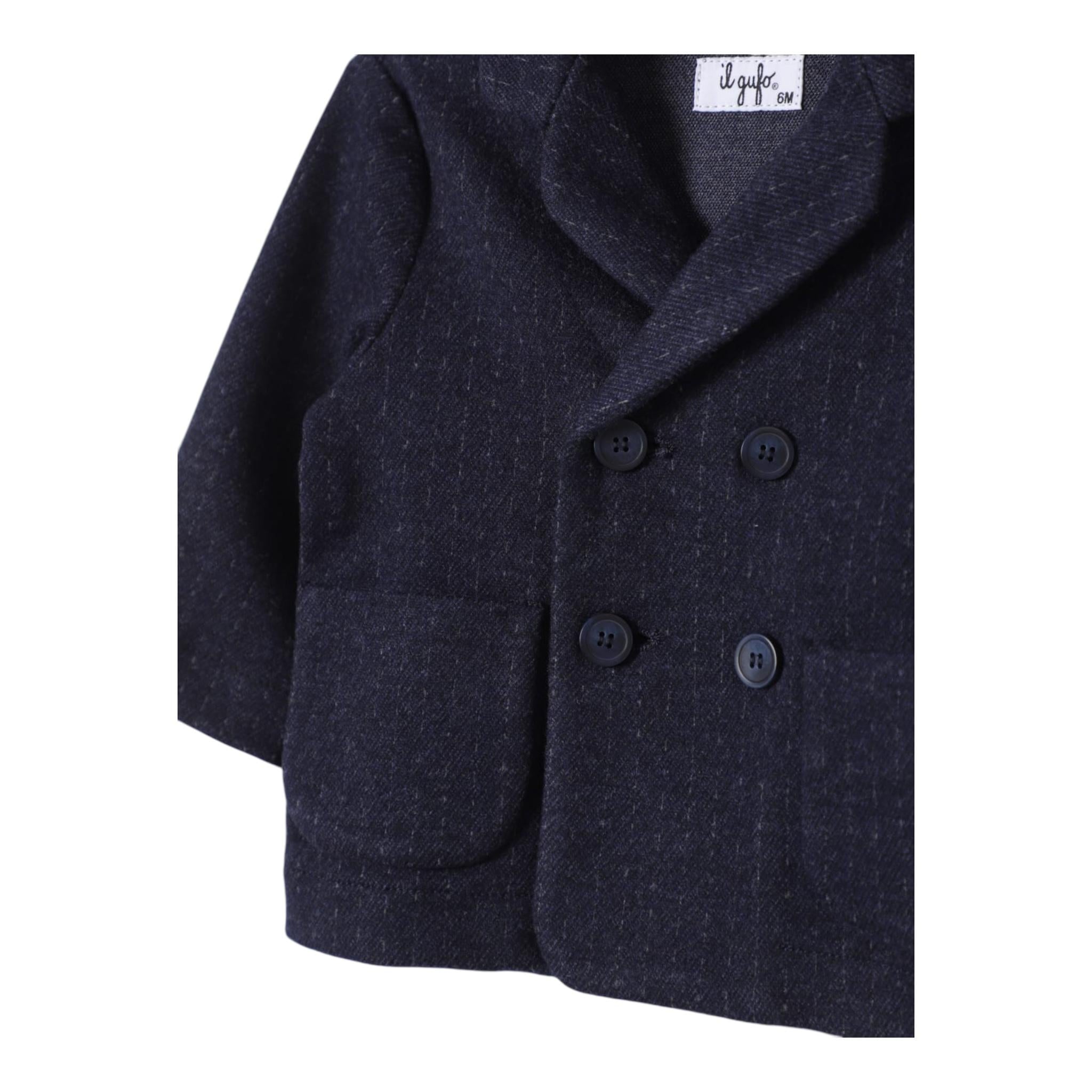 IL GUFO giacca tinta unita Blu per Neonato A24GB103M5036 BLU IL GUFO 