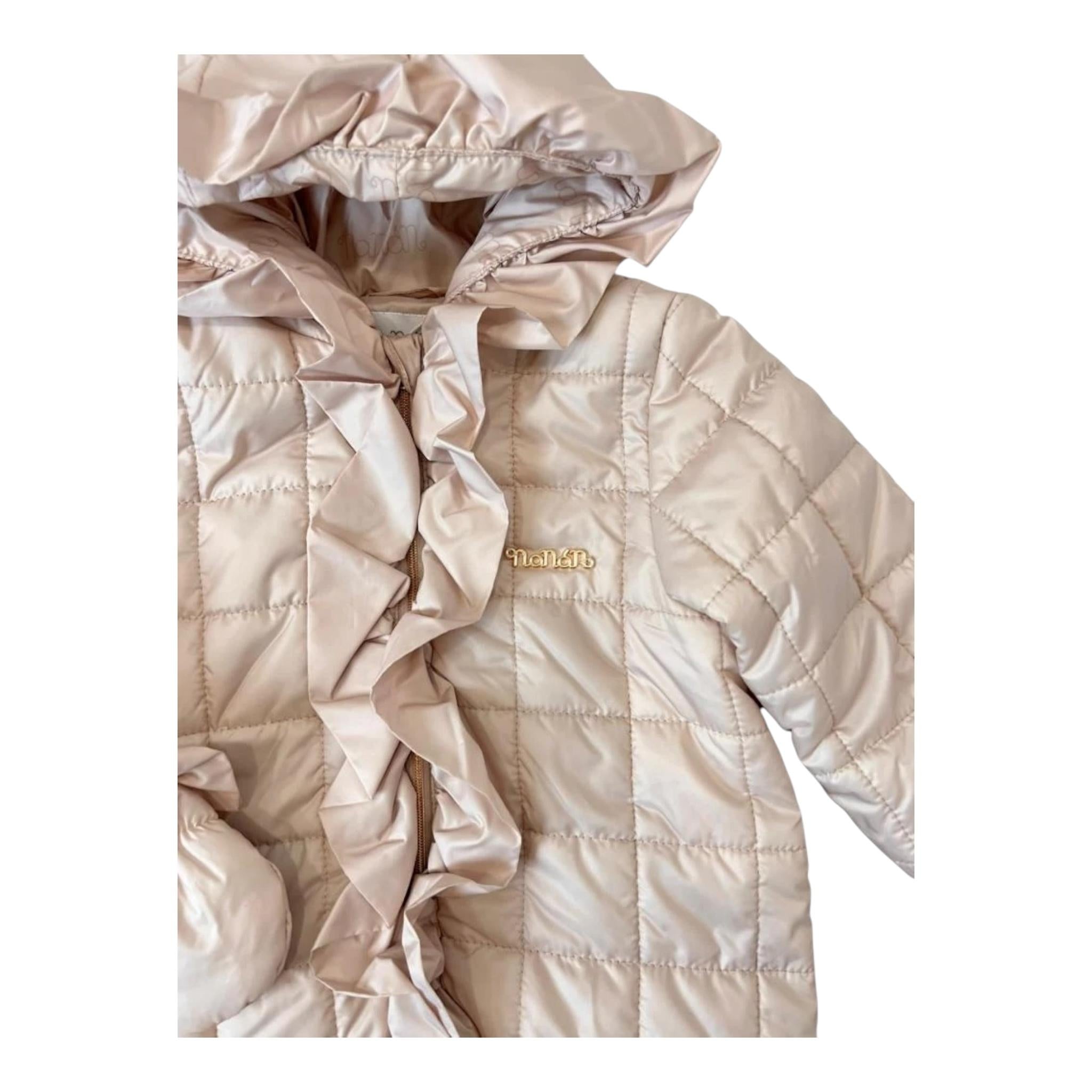 NANAN eskim tinta unita con cappuccio  Rosa per Neonata I2347306BE ROSA NANAN 