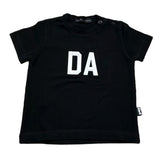Daniele Alessandrini T-Shirt Girocollo Tinta Unita con Stampa per Neonato 1296M00270 NERO DANIELE ALESSANDRINI 