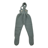 PAZ RODRIGUEZ ghettin tinta unita con bretelle Azzurro per Neonato 016111024 AZZURRO PAZ RODRIGUEZ 